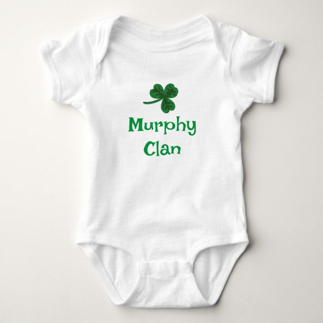 Murphy Clan Shamrock Bodysuit (Front)
