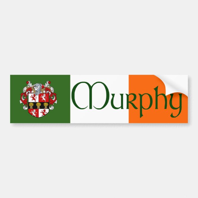 Murphy Coat of Arms Bumper Sticker (Front)