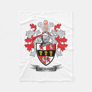 Murphy Coat of Arms Fleece Blanket