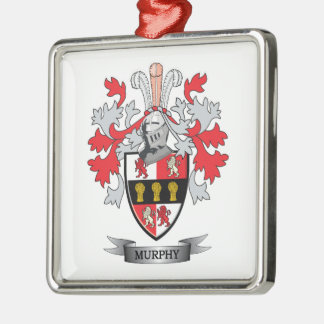 Murphy Coat of Arms Metal Tree Decoration