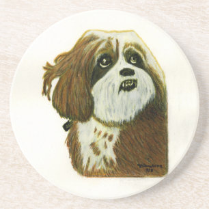 MURPHY doggie jGibney The MUSEUM Zazzle Gifts Coaster