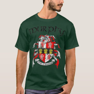 Murphy Family Crest Coat of Arms  Surname Gifts T-Shirt