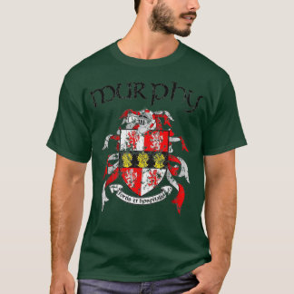 Murphy Family Crest Coat of Arms Surname Gifts T-Shirt