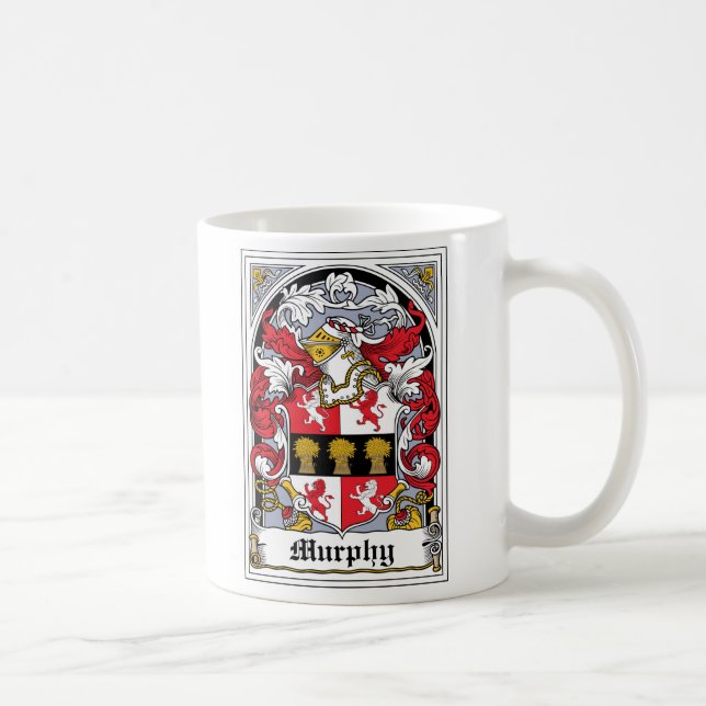 Murphy Family Crest Coffee Mug (Right)