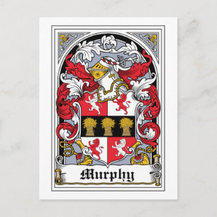 Murphy Family Crest Postcard