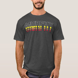 Murphy First Name Funny Vintage Sunset Murphy fami T-Shirt