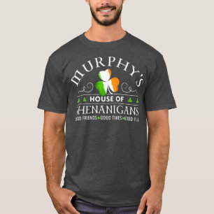 Murphy House of Shenanigans St Patricks Day T-Shirt