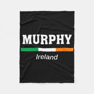 Murphy Irish Family Name St Patricks Day Ireland F Fleece Blanket