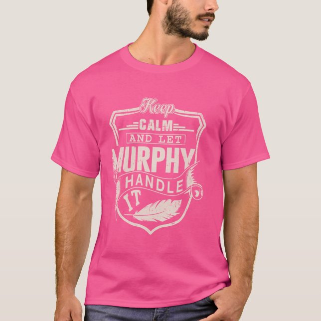 Murphy Last Name Shirt Murphy Name Birthday (Front)