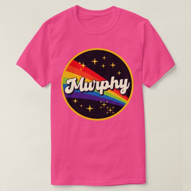 Murphy Rainbow In Space Vintage Style T-Shirt (Design Front)