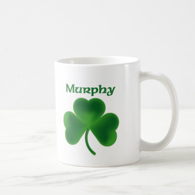 Murphy Shamrock Coffee Mug (Right)