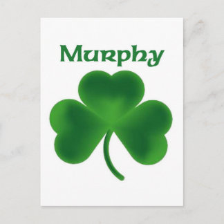 Murphy Shamrock Postcard