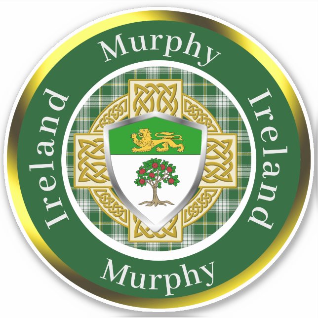 Murphy Shield & Celtic Cross Personalised (Front)