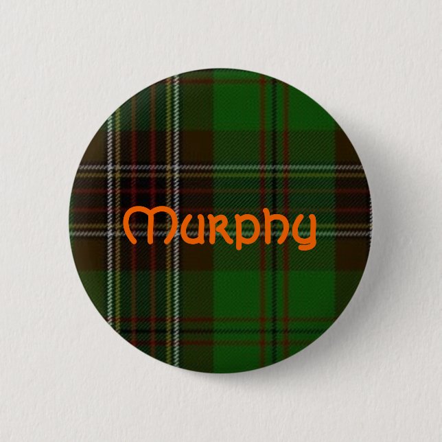 Murphy Tartan Button (Front)