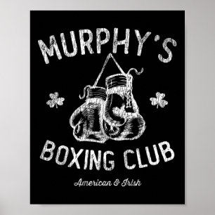 Murphy's Boxing Club - American Irish Boxer Poster