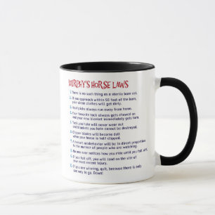 Murphy's Horse Law Mug