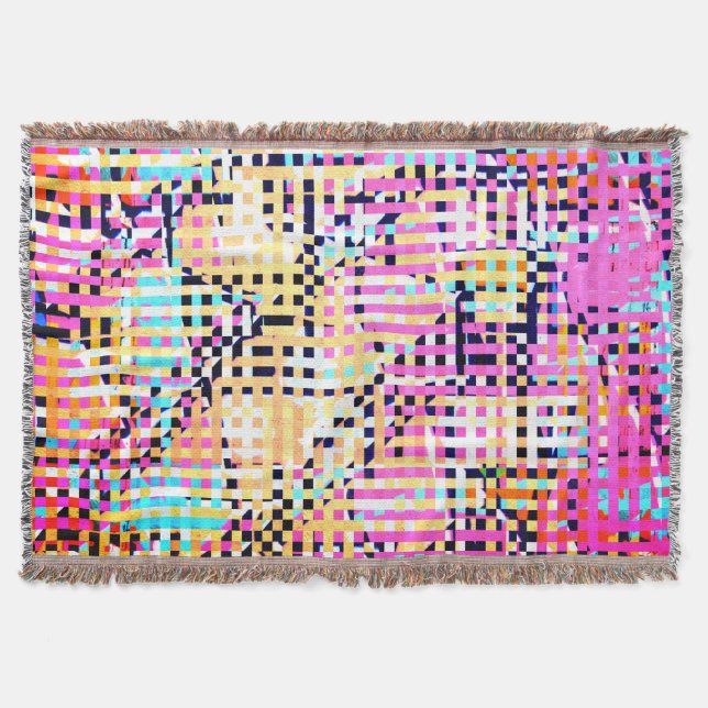 Murray Abstract Pattern Throw Blanket (Front)