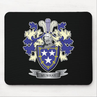 Murray Family Crest Coat of Arms Mouse Mat