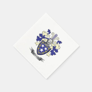 Murray Family Crest Coat of Arms Napkin