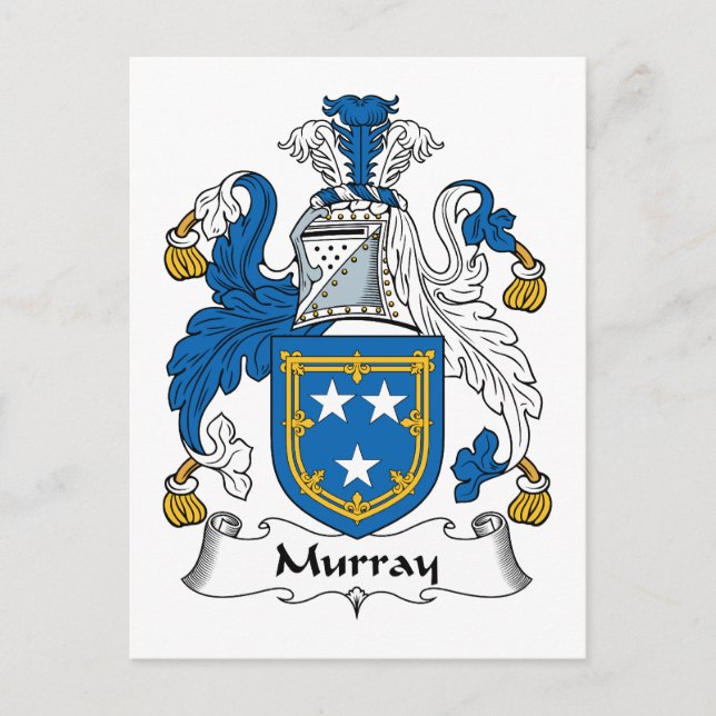 Murray Family Crest Postcard (Front)