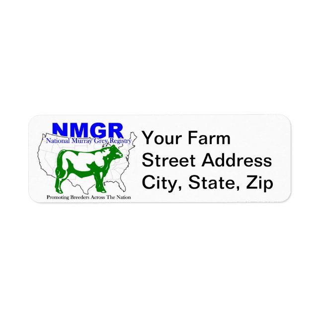 Murray Grey NMGR Address Label (Front)