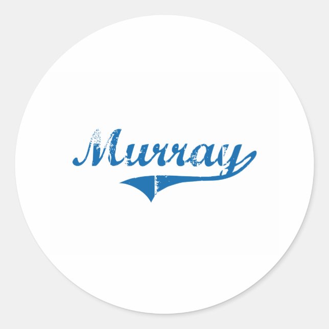 Murray Kentucky Classic Design Classic Round Sticker (Front)