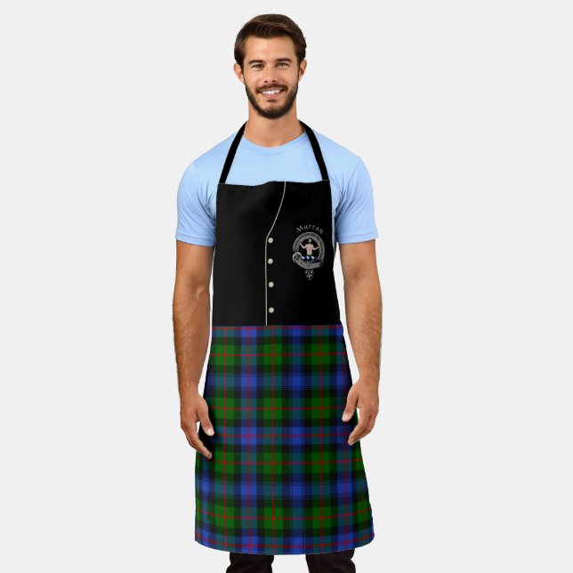 Murray of Atholl Clan Badge & Tartan Kilt Apron (Worn)