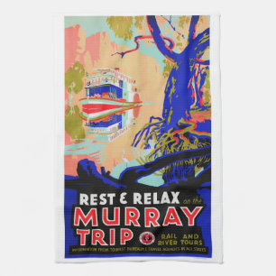 Murray River Australian Travel Tea Towel