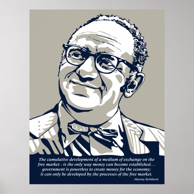 Murray Rothbard Poster (Front)