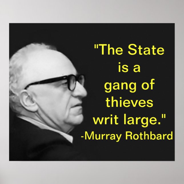 Murray Rothbard Poster (Front)