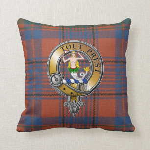 Murray Tartan & Badge Cushion