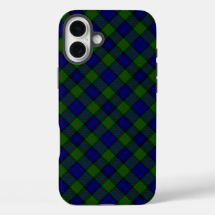 Murray tartan blue green plaid iPhone 16 plus case
