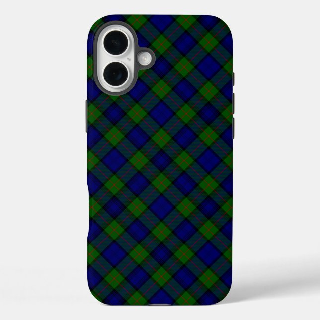 Murray tartan blue green plaid Case-Mate iPhone case (Back)