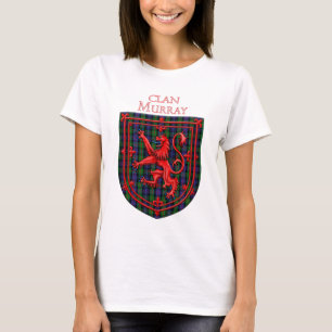 Murray Tartan Scottish Plaid Lion Rampant T-Shirt