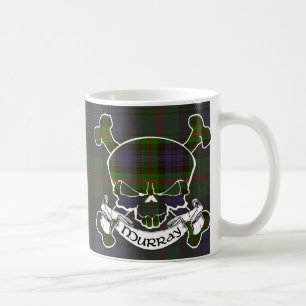 Murray Tartan Skull Coffee Mug