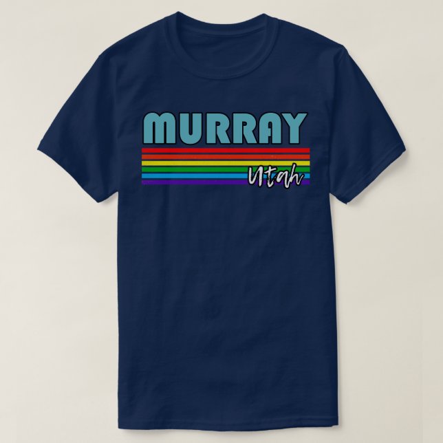 Murray Utah Pride  Murray LGBT Gift LGBTQ Supporte T-Shirt (Design Front)