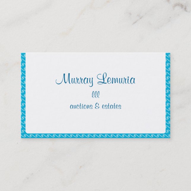 Murray Waves Business Card (Front)