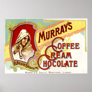 Murrays Coffee Cream Chocolate Poster