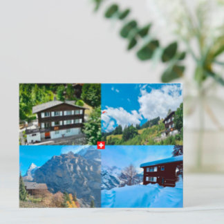 Mürren - Berner Oberland. Switzerland Postcard