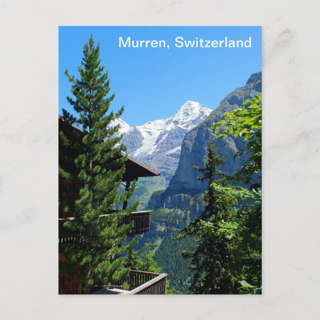 Murren in Switzerland Postcard (Front)