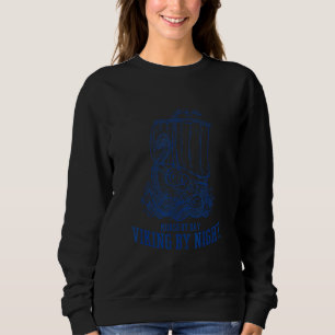 Murse Lifesavers Male Nurse Murse By Night Viking  Sweatshirt