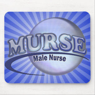 MURSE LOGO (MALE NURSE) MOUSE MAT