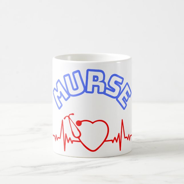Murse Man Nurse men nurse male nurse  Coffee Mug (Center)