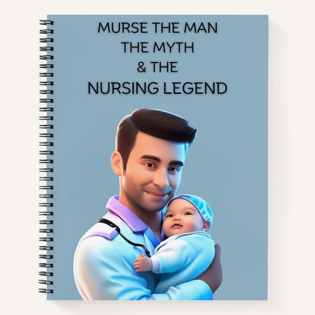 Murse The Legend Spiral Notebook (Front)