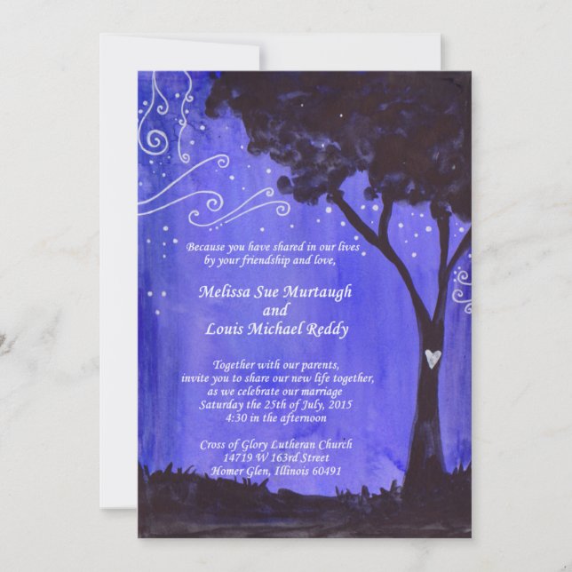 Murtaugh/Redding Wedding Invitation (Front)