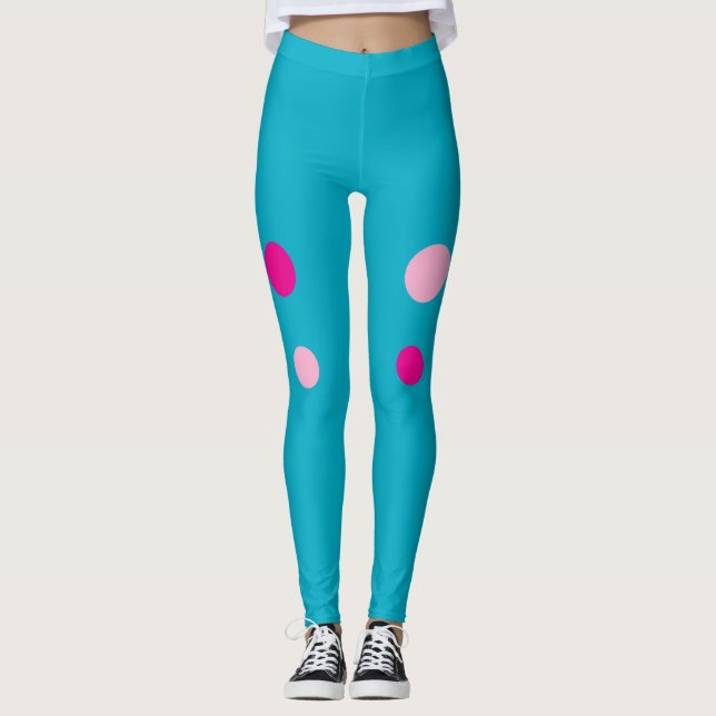 Murugi Apparels Electric Blue Women  Leggings (Front)