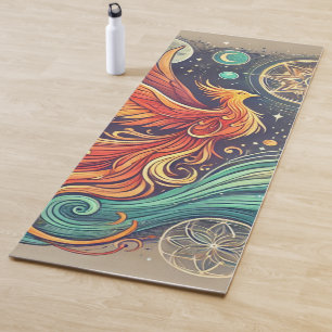 Murugi Fitness & Wellness Dragon Flame Yoga Mat
