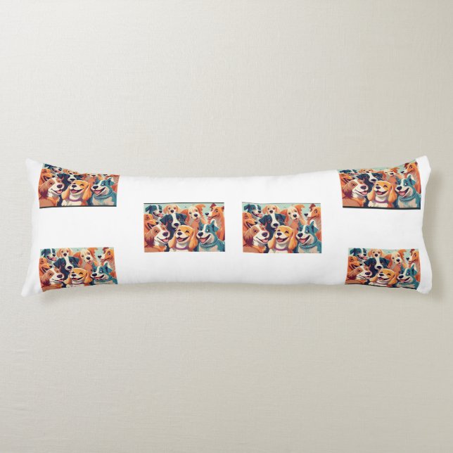 Murugi Luxe Beddings Body Pillow ( 20" x 54") (Front)