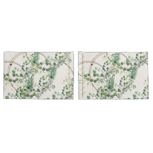 Murugi Luxe Beddings Golden Grove Pair  Pillowcase