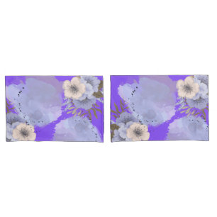 Murugi Luxe Beddings Lavender Drift Pair of  Pillowcase